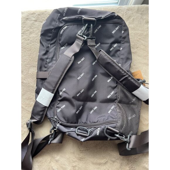 Convertible Campus Duffel Backpack Love Pink By Victorias Secret Black Durable & - Picture 8 of 10